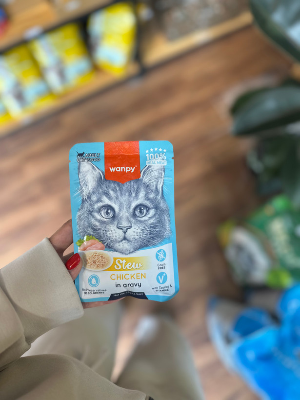 پوچ گربه طعم مرغ ونپی